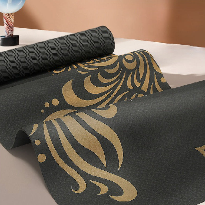 [Thickened Anti-slip Yoga Mat] Nagudi Silent Thickened and Widened Anti-slip Home Fitness Sports Dance Yoga Tpe Yoga Mat for Men and Women