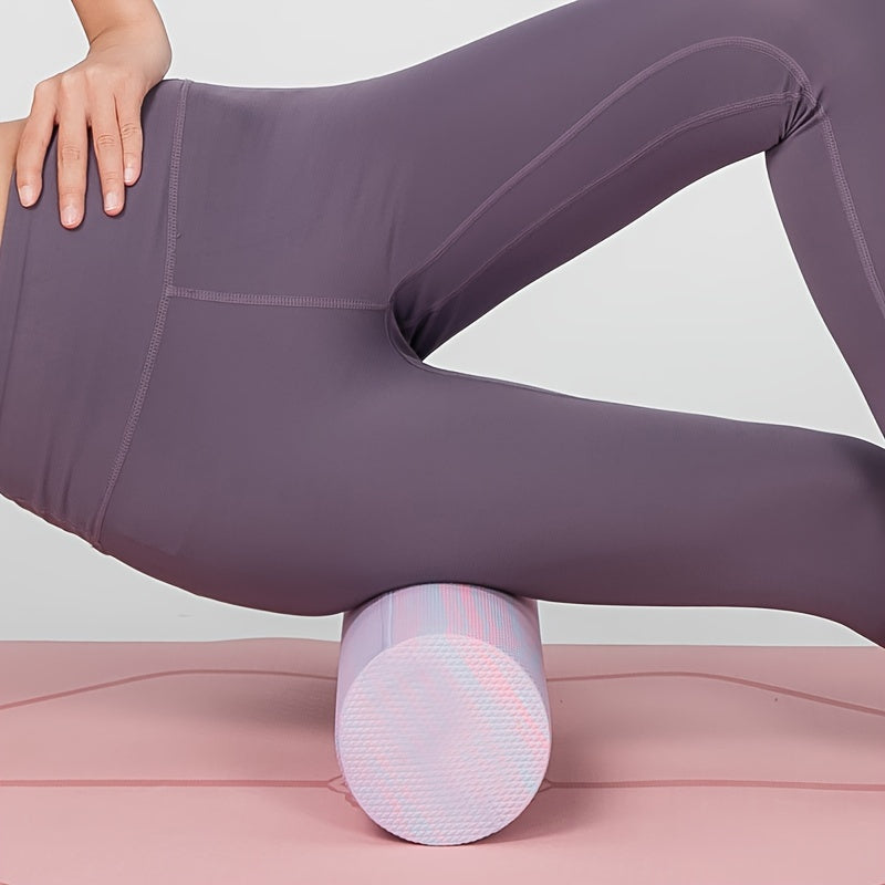 [Extra Thick Yoga Mat Roller] Premium EVA Foam Yoga Roller - Mixed Colors, Ideal for Muscle Relaxation & Fitness Training, Yoga Mat Extra Thick