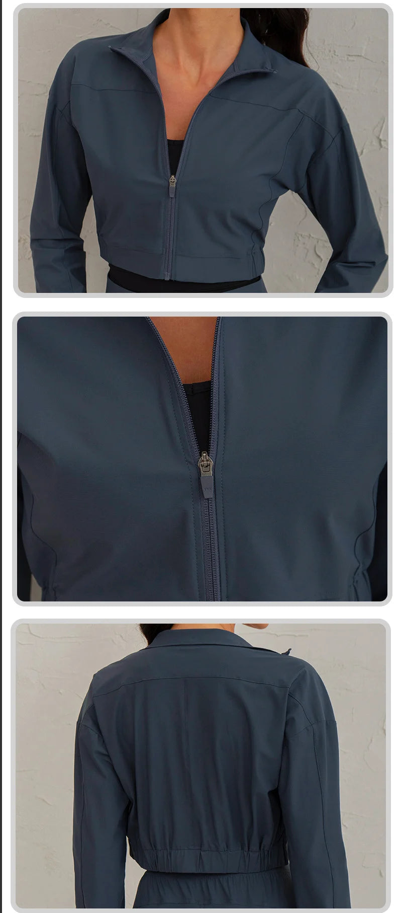 Wholesale Custom Logo Comfortable Custom Women Yoga Fitness Wear Sun Protective Top Women Casual Sports Jacket