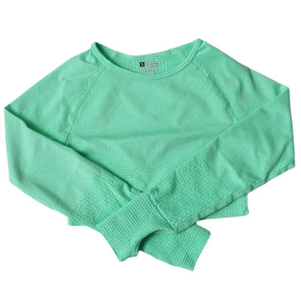 Seamless Yoga Fitness Clothing Female Sportswear 5 Pieces Set Workout Leggings Top Sport Clothes Women Yoga Set