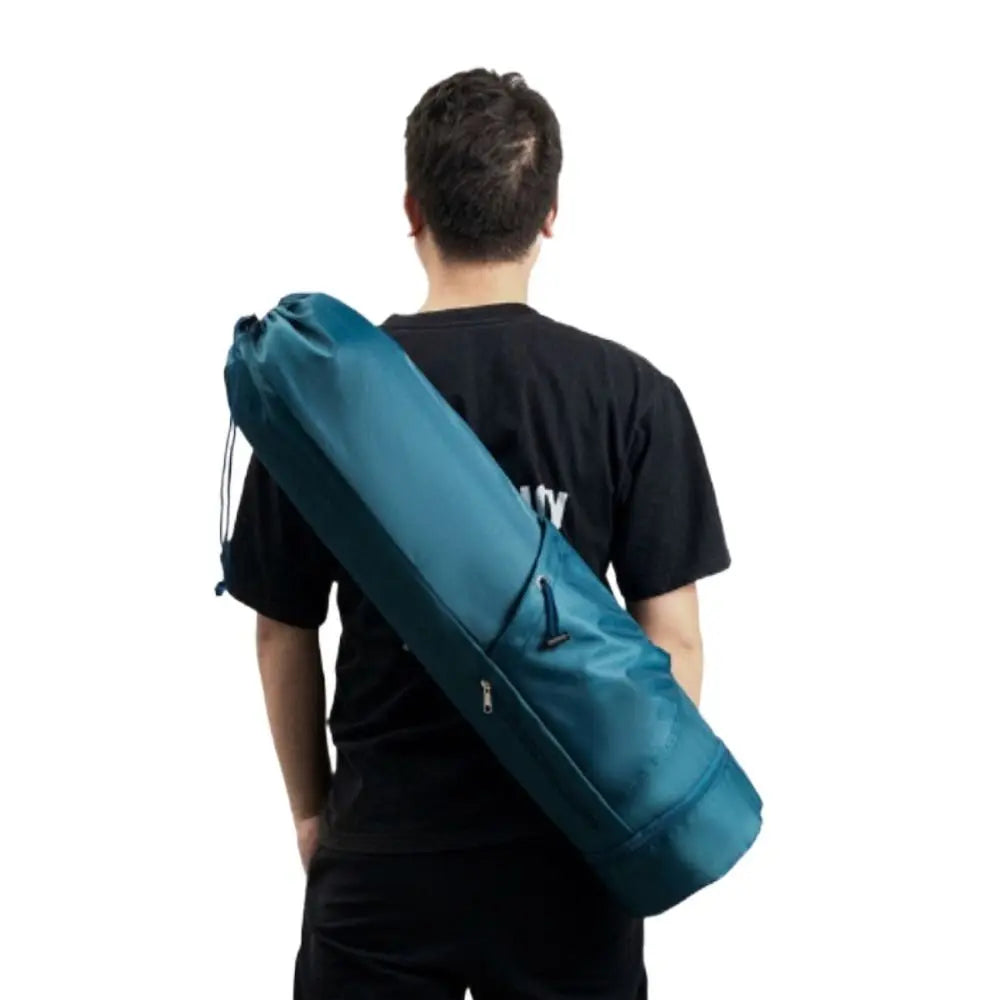 Yoga Backpack Large Capacity Yoga Mat Bag Waterproof Adjustable Shoulder Straps Breathable Sports Bag Portable Black Gym