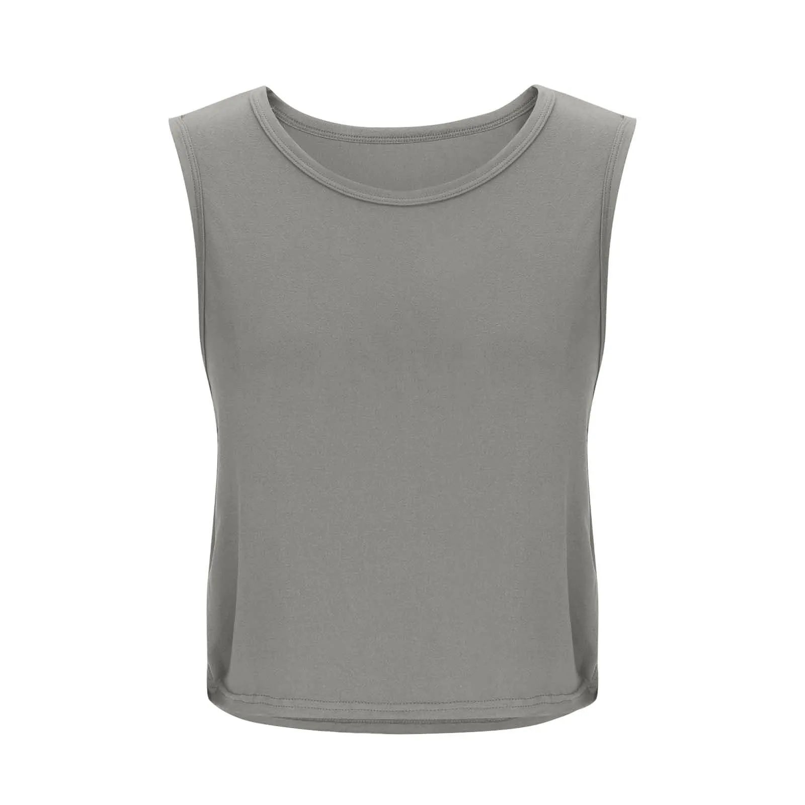Women'S Fashion Round Neck Yoga Wear Sleeveless Athletic Vest Casual Top Ropa De Mujer Woman Clothes Top Mujer Summer Tops