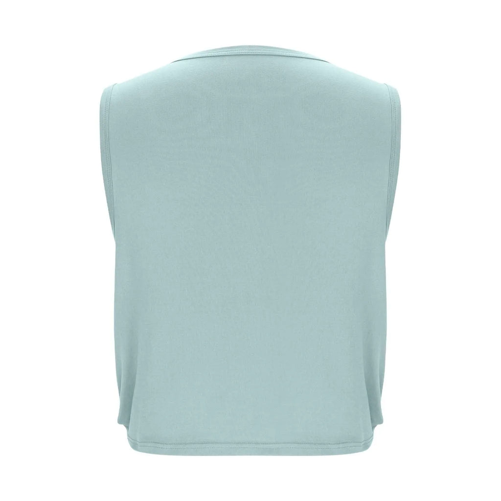 Women'S Fashion Round Neck Yoga Wear Sleeveless Athletic Vest Casual Top Ropa De Mujer Woman Clothes Top Mujer Summer Tops