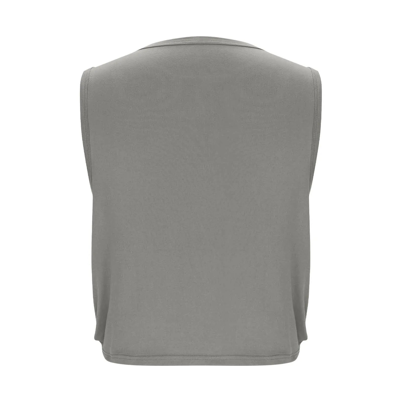 Women'S Fashion Round Neck Yoga Wear Sleeveless Athletic Vest Casual Top Ropa De Mujer Woman Clothes Top Mujer Summer Tops