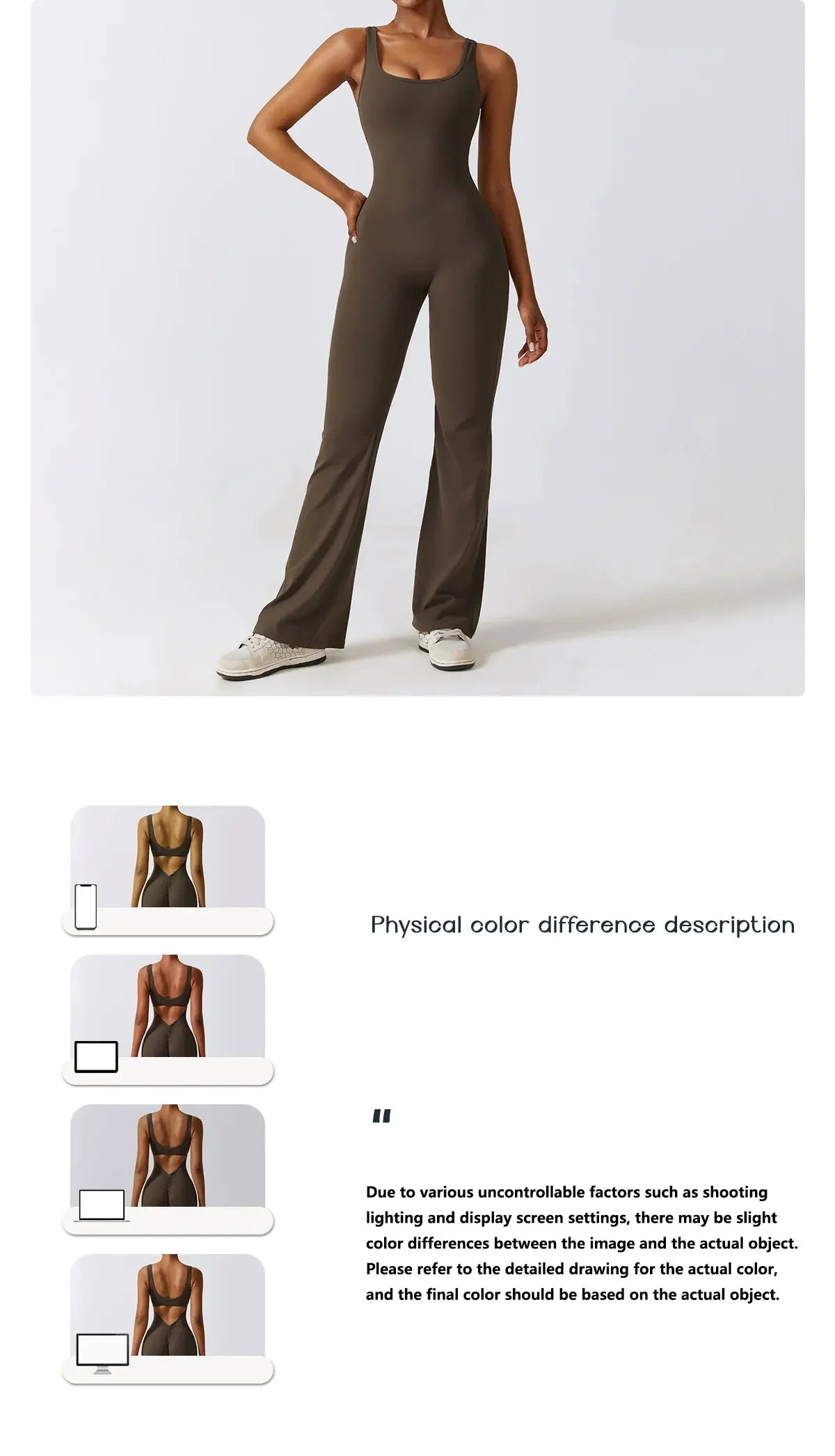 Women Gym Set Training Yoga Suit Sportswear Sports Jumpsuit Fitness Rompers Stretch Female High Waist  Seamless Flare Pants