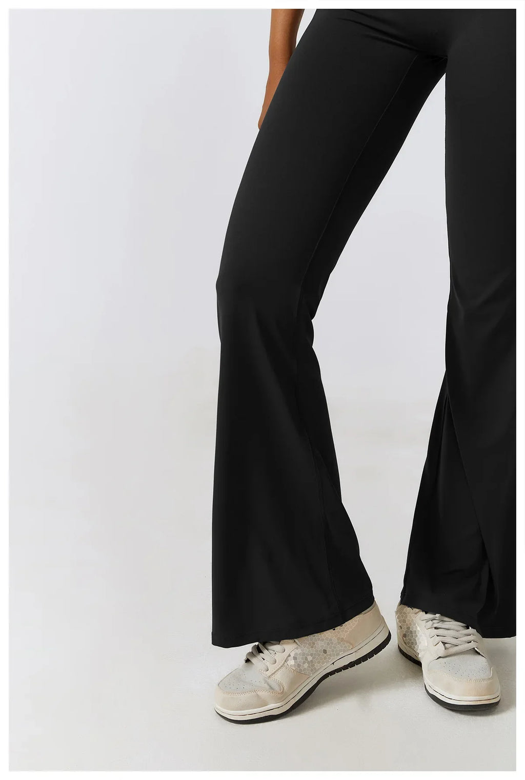 Women Gym Set Training Yoga Suit Sportswear Sports Jumpsuit Fitness Rompers Stretch Female High Waist  Seamless Flare Pants