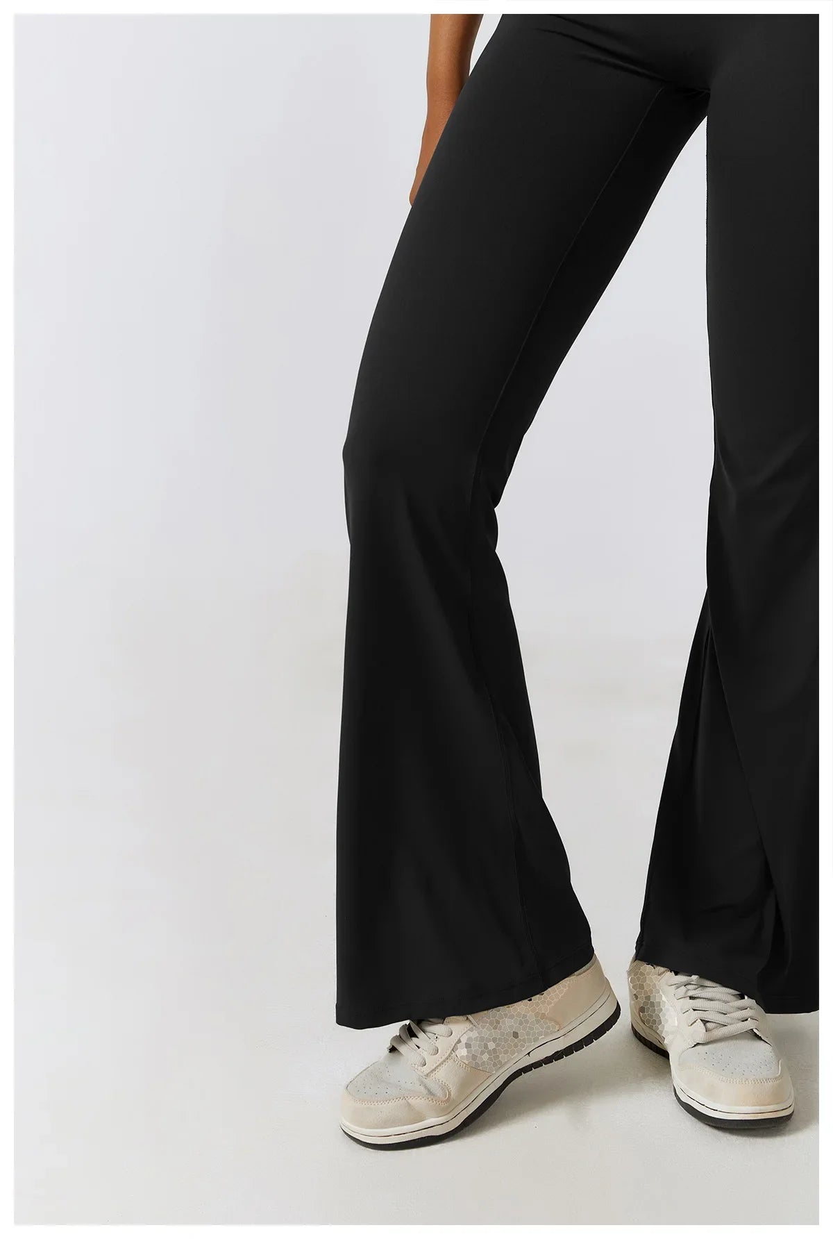 Women Gym Set Training Yoga Suit Sportswear Sports Jumpsuit Fitness Rompers Stretch Female High Waist  Seamless Flare Pants