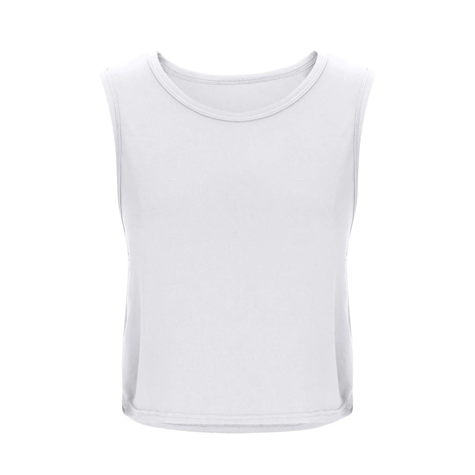 Women'S Fashion Round Neck Yoga Wear Sleeveless Athletic Vest Casual Top Ropa De Mujer Woman Clothes Top Mujer Summer Tops
