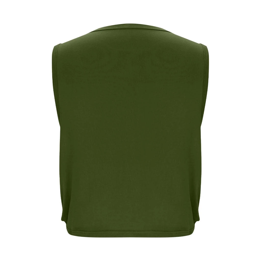 Women'S Fashion Round Neck Yoga Wear Sleeveless Athletic Vest Casual Top Ropa De Mujer Woman Clothes Top Mujer Summer Tops