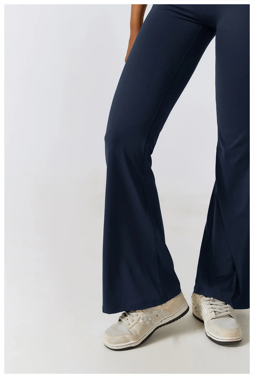 Women Gym Set Training Yoga Suit Sportswear Sports Jumpsuit Fitness Rompers Stretch Female High Waist  Seamless Flare Pants