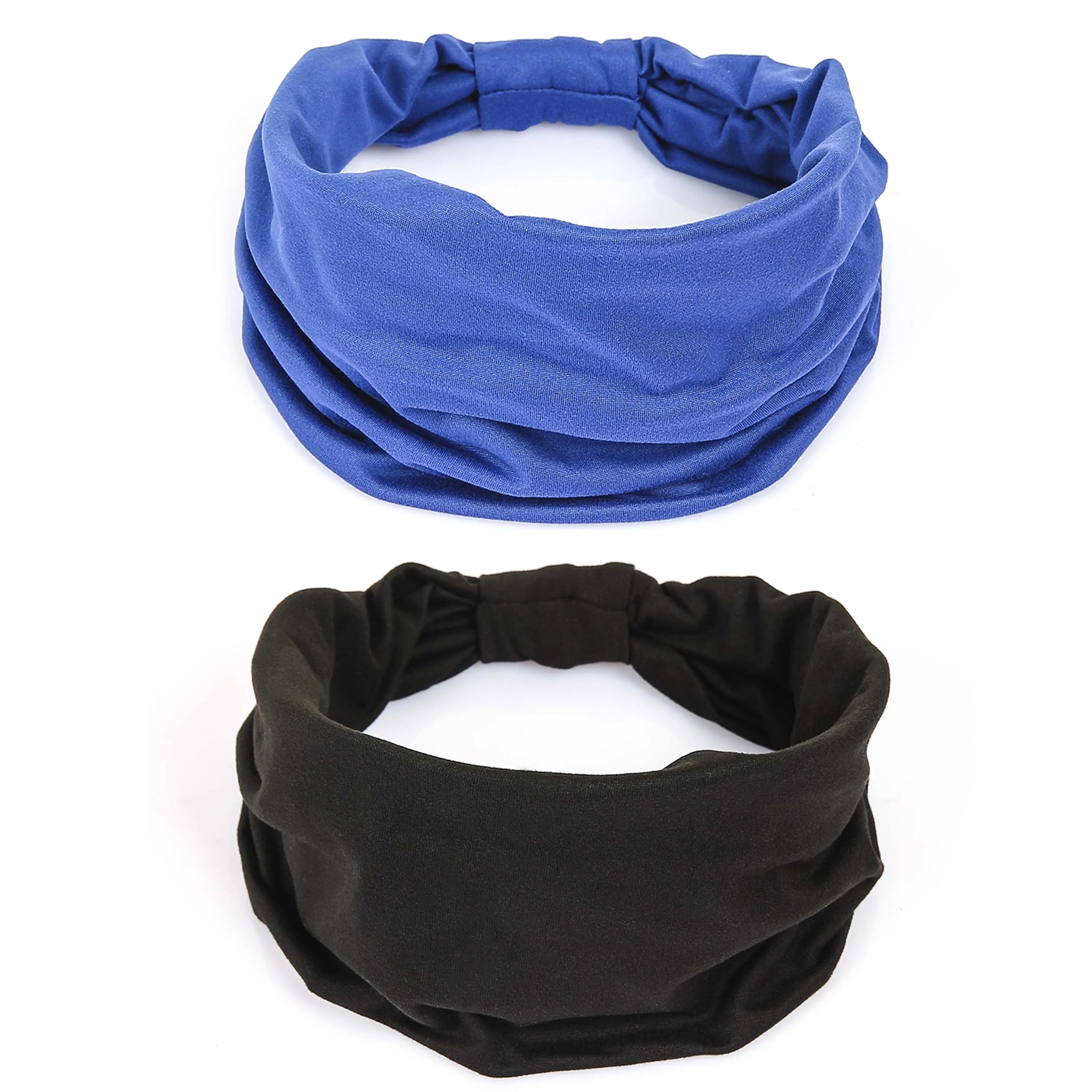 Wide Headbands For Women Non Slip Soft Elastic Hair Bands Yoga Running Sports Workout Gym Head Wraps Turbans Bandana