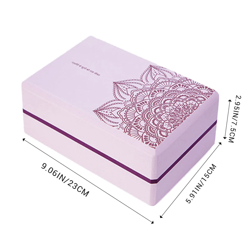EVA High Density Yoga Foam Blocks Yoga Balance Fitness Body Shaping Dance Supplies for Yoga Pilates and Meditation Yoga Blocks