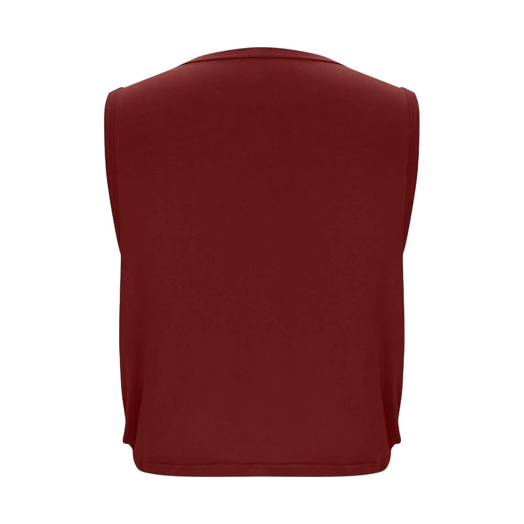 Women'S Fashion Round Neck Yoga Wear Sleeveless Athletic Vest Casual Top Ropa De Mujer Woman Clothes Top Mujer Summer Tops