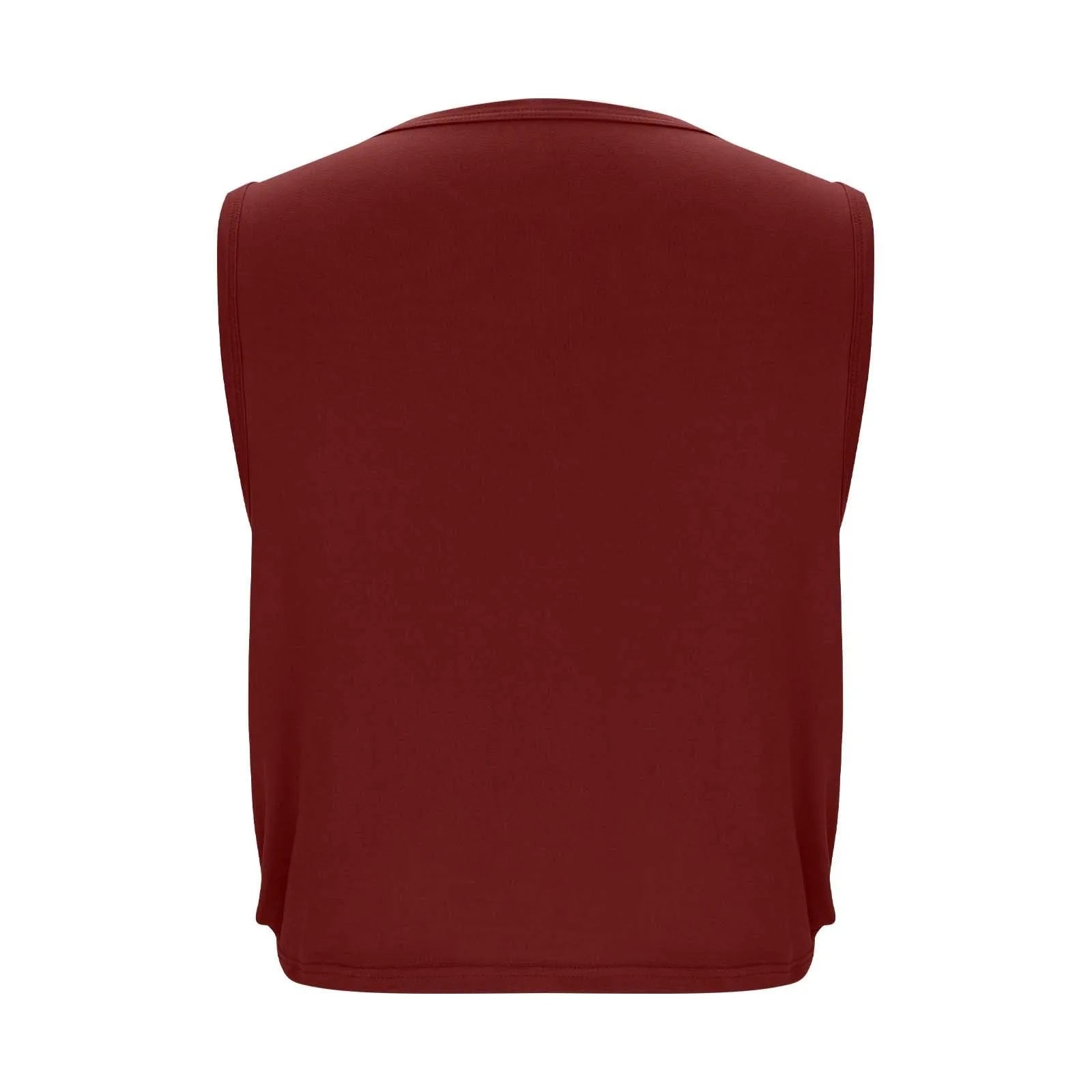 Women'S Fashion Round Neck Yoga Wear Sleeveless Athletic Vest Casual Top Ropa De Mujer Woman Clothes Top Mujer Summer Tops