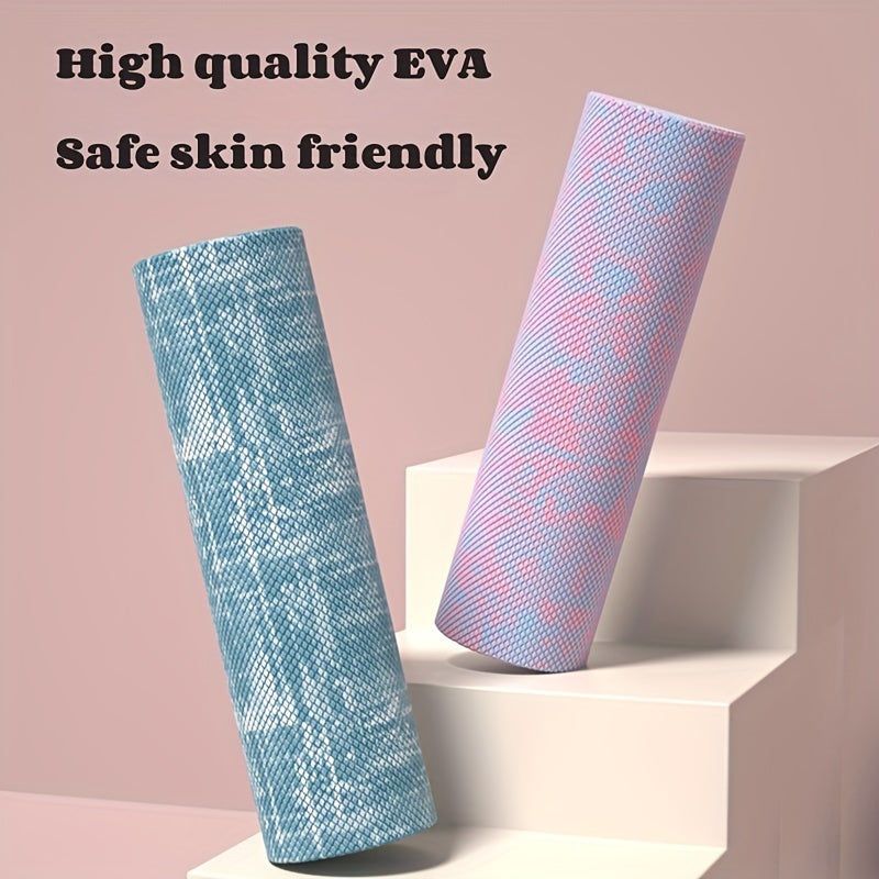 [Extra Thick Yoga Mat Roller] Premium EVA Foam Yoga Roller - Mixed Colors, Ideal for Muscle Relaxation & Fitness Training, Yoga Mat Extra Thick