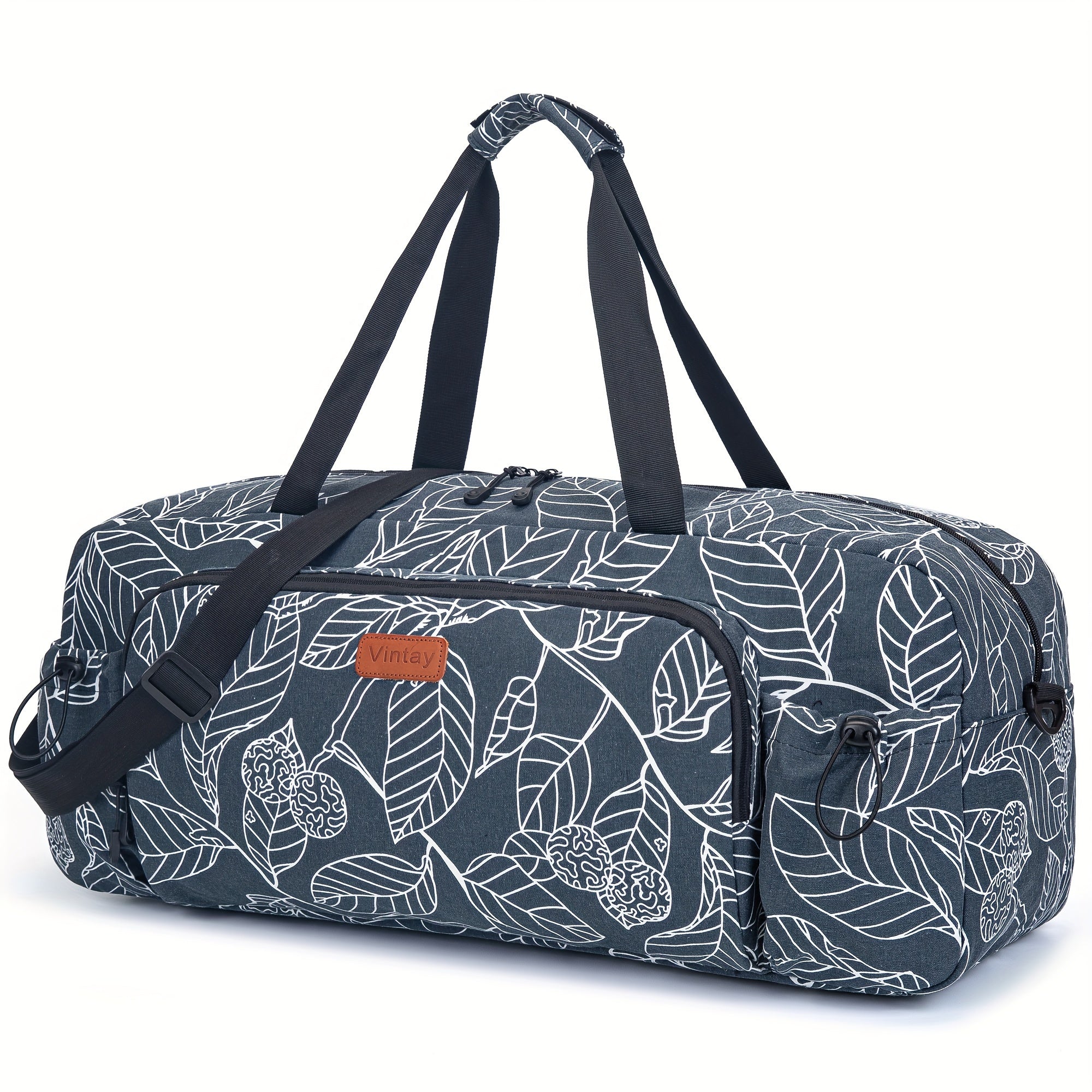 [Durable Gym Bag] Durable, Spacious Unisex Gym Bag with Water Bottle Pocket & Wet Pocket | Yoga Mat Holder Bag - Travel, Swimming, Workout Tote for Men & Women - Airplane Approved