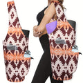 Yoga Mat Bag- Large Opening Long Tote Yoga Mat Carrier Holder Bag with High Quality Wet Zipper Pocket and Drawstring Water Bottle Pocket- Yoga Bag Fit Most Size Mats