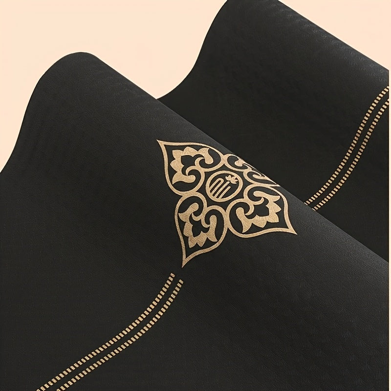[Thickened Anti-slip Yoga Mat] Nagudi Silent Thickened and Widened Anti-slip Home Fitness Sports Dance Yoga Tpe Yoga Mat for Men and Women